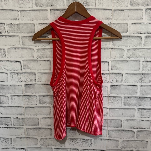 Women’s Aerie red and white striped Real Soft tank top Medium - Picture 2 of 3